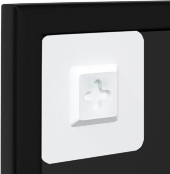 vidaXL Wandspiegel 4 Stk. Schwarz 100x60 cm Metall 3189037 Bild 6