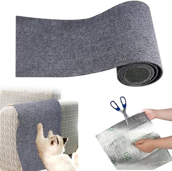 Ledander Kratzmatte Selbstklebende Kratzteppich Katze Wand Kratzschutz Sofa Schutz, Kratzmatte Couch Schutz von DIY Krallen Katzenteppich