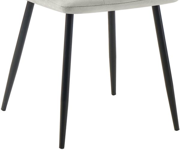 Esszimmerstuhl Tilde 1 Esszimmerstuhl grau Samt Bild 6