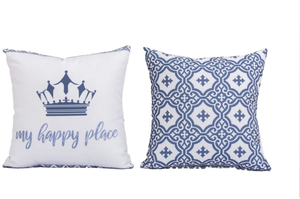 Primaster Wendekissen My Happy Place 45 x 45cm Zierkissen Dekokissen Sofakissen Bild 2