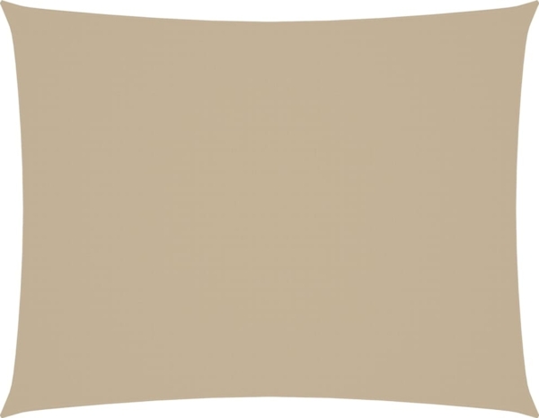 vidaXL Sonnensegel Oxford-Gewebe Rechteckig 2,5x3,5 m Beige 135151