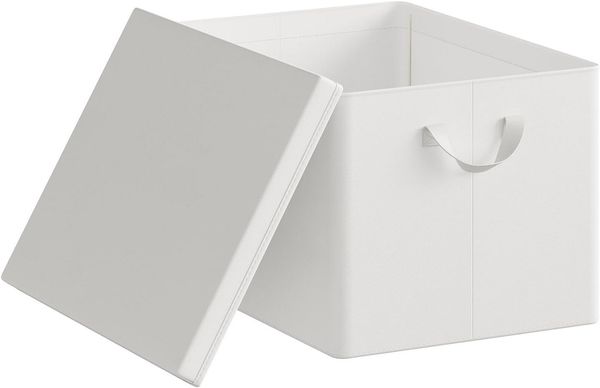 Woltu Aufbewahrungsbox (1 St, Set), mit Deckel, mit Griffen, faltbare Box für Kleidung Spielzeug