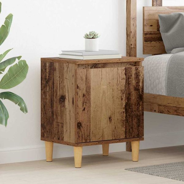 vidaXL Nachttisch Altholz 40 x 30 x 50 cm Holzwerkstoff 875104
