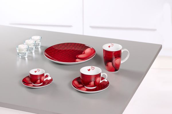 Becher 320ml 6er Set Amore