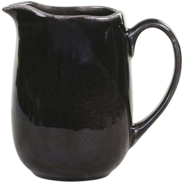 Kanne Krug Karaffe Calais 1 Liter Steingut Schwarz Chic Antique 61057024