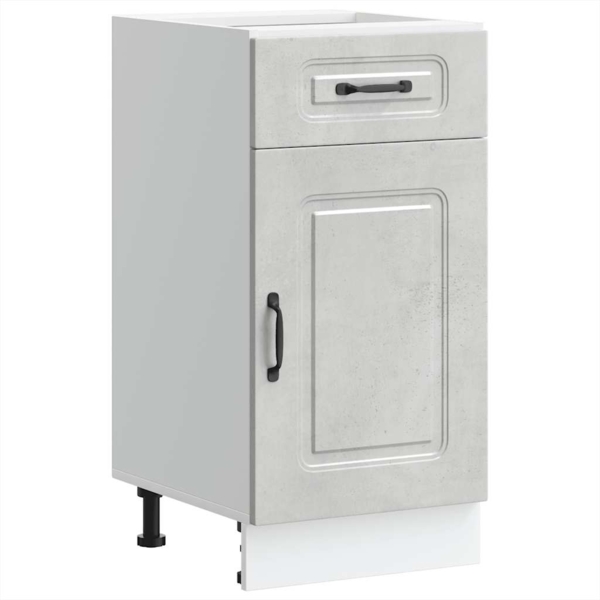 vidaXL Küchenunterschrank Kalmar Betongrau Holzwerkstoff 853471