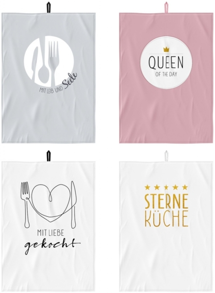 Auswahl Geschenk La Vida Geschirrtücher Geschirrhandtücher Küchenhandtuch Mit Leib u. Seele
