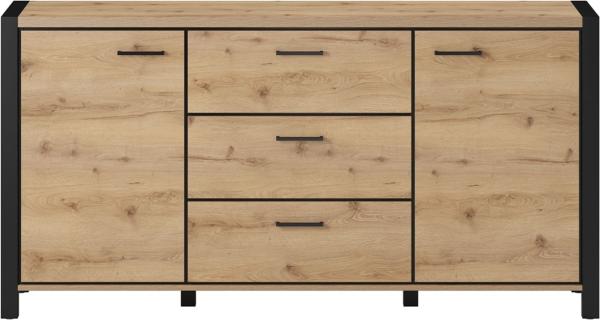 Küchenunterschrank VELDEN 30x50x82cm grifflos super matt Farbe wählbar (VE-D1D/30)