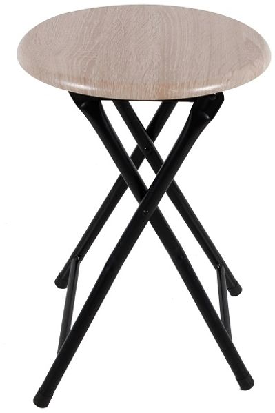 10er Set Küchenhocker Klapphocker Bistrohocker Rundhocker Bistrostuhl Eiche