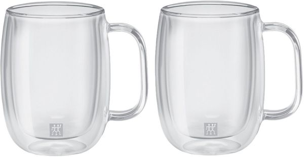 Zwilling Zwilling Set bestehend aus zwei Kaffeegläsern mit Henkel 355 ml 395001120