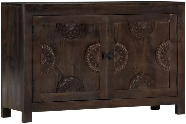 vidaXL Sideboard mit Schnitzereien 110x35x70 cm Massivholz Mango 247765