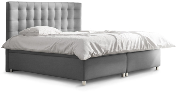 99rooms Riverside Boxspringbett Kunstleder 200x200 cm Rot Bild 3