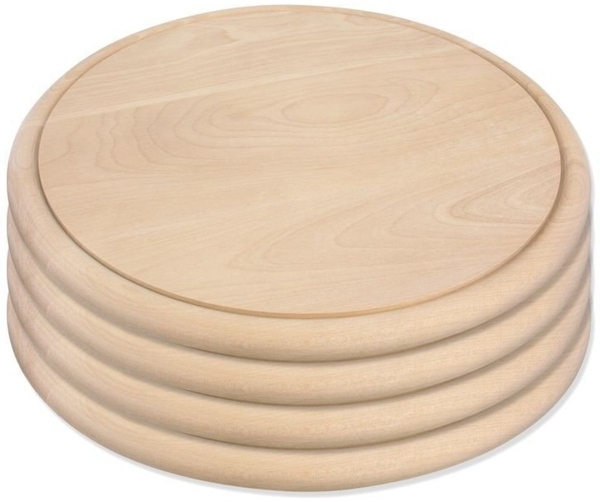 Gravidus Schneidebrett Schinkenbrett Schneidebrett Fleischteller Holzteller Brotzeitbrett, (4-St) Bild 3