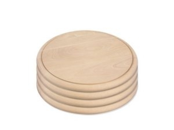 Gravidus Schneidebrett Schinkenbrett Schneidebrett Fleischteller Holzteller Brotzeitbrett, (4-St) Bild 4