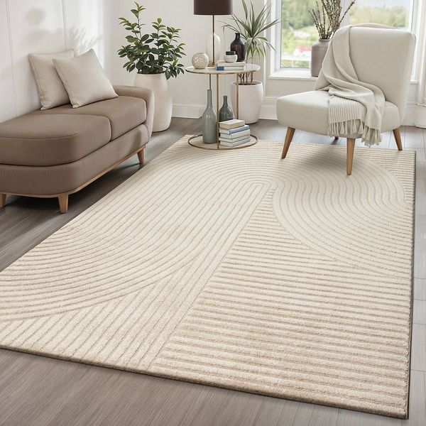 the carpet Teppich Everest, rechteckig, Höhe: 14 mm, moderner Wohnzimmer Teppich hohe Flordichte