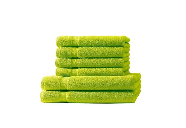 Hometex Premium Textiles Handtuch in Premium Qualität 500 g/m², Feinster Frottier-Stoff 100% Baumwolle, 2x Duschtuch + 4x Handtuch, weich, saugfähig, extra schwer & flauschig