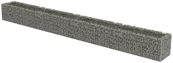 vidaXL Gabionen-Hochbeet Verzinkter Stahl 540×50×50 cm 143567