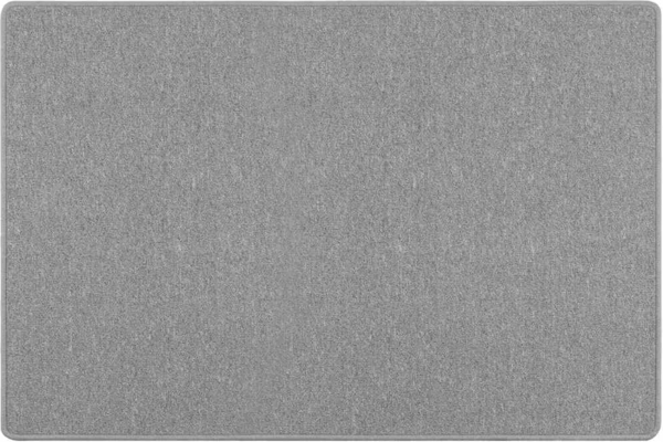 vidaXL Teppichläufer Hellgrau 100 x 150 cm 100% Polypropylen 42011379