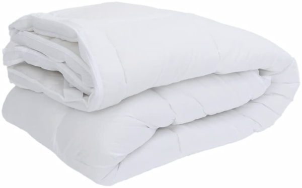 vidaXL Matratzenschoner Weiß 200x200 cm 4100191