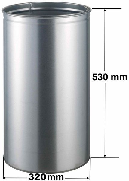 WESCO Einbaumülleimer WESCO® Einsatzeimer verzinkt zu Kickboy 40 ltr.