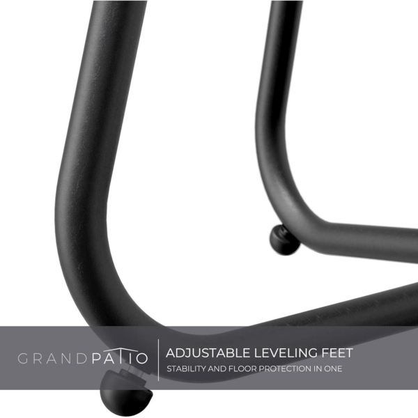 Grand patio Runder Beistelltisch Schwarz Garten Couchtisch Bild 6