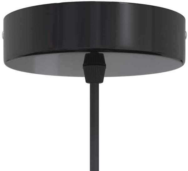 vidaXL Pendelleuchte Höhenverstellbar E27 Gelb Glänzend Ø 22 cm Metall 4103447 Bild 6