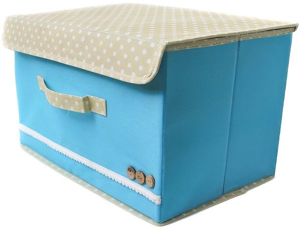 Yudu Aufbewahrungsbox Textil-Organizer Aufbewahrungsbox Box mit Klappdeckel