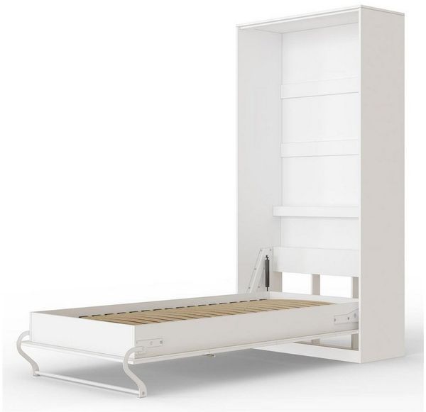 SMARTBett Schrankbett Standard 90x200 120x200 140x200 160x200, 41 FARBKOMBINATIONEN horizontal/quer oder vertikal/hochkant klappbar