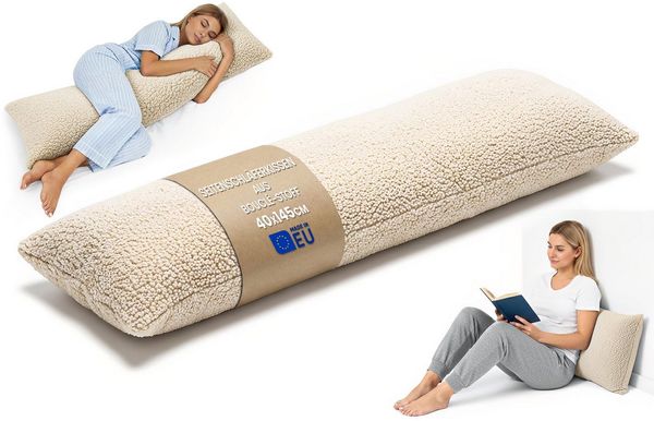Totsy Baby Seitenschläferkissen Schwangerschaftskissen 40x145 cm - Kuschelkissen Schlafkissen