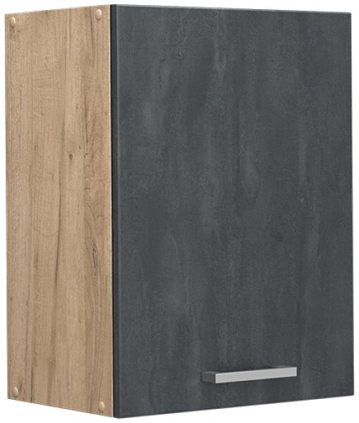 Vicco Hängeschrank R-Line Schwarz Beton Eiche 45 cm