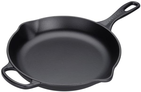 Le Creuset Brat-/Servierpfanne, Gusseisen schwarz, Ø 16 cm