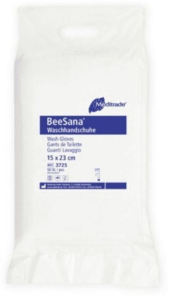 MediTrade Einmal-Waschhandschuh Meditrade Waschhandschuh, Molton 80 g