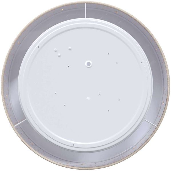 vidaXL Deckenlampe mit Strahlern Taupe 30 x 30 x 13,5 cm Stoff 42001213 Bild 6