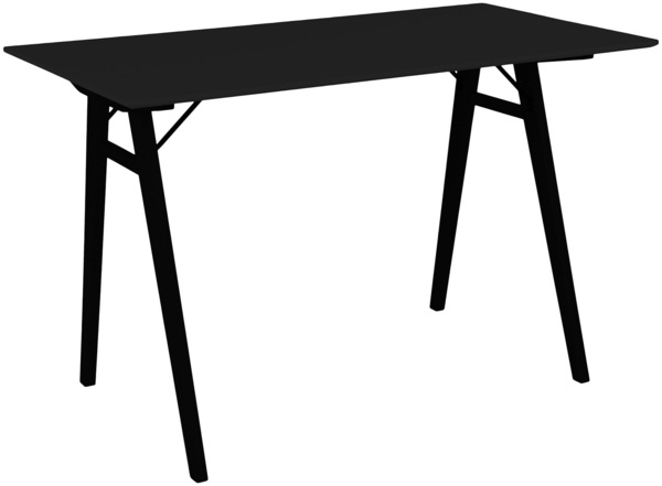 House Nordic Schreibtisch, schwarz, 120x60x75 cm