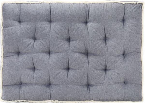 vidaXL Palettensofa-Kissen Blau 120x80x10 cm 314806