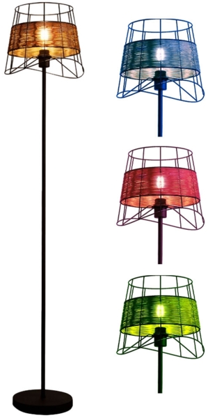RGB LED Stehleuchte, App-Steuerung, Käfig-Design