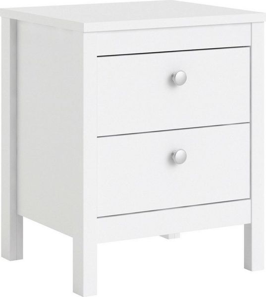 Home affaire Nachttisch Nachtkommode, Nachtschrank, Beistelltisch, mit 2 Schubladen, Breite 44 cm, Höhe 54 cm