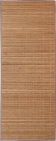 vidaXL Teppich Bambus 160x230 cm Braun 245823