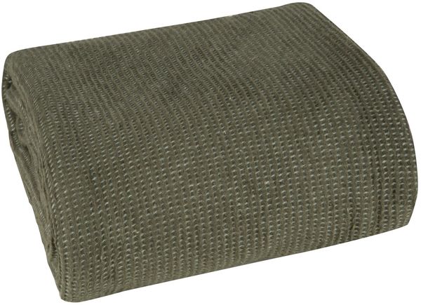 Wohndecke Sofadecke Decke Tagesdecke Design Natur Farben Amber olivgrün 220x200 cm