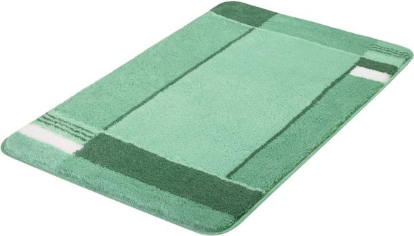 Kleine Wolke Badematte Padova, Höhe 20 mm, rutschhemmend beschichtet, fußbodenheizungsgeeignet, Kunstfaser, rechteckig, Badteppich, modernes Design, mit Bordüre, Kundenliebling