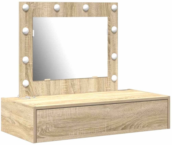 vidaXL Schminktisch mit Schubladen Braun 83 x 40 x 70 cm Holzwerkstoff 865228