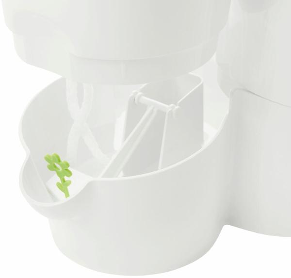 Poétic Fresh Herbs Trio Kräutertopf, Kräuter Topf, Küchenkräuter, Pflanzentopf, Weiß, P3FH13BL Bild 1