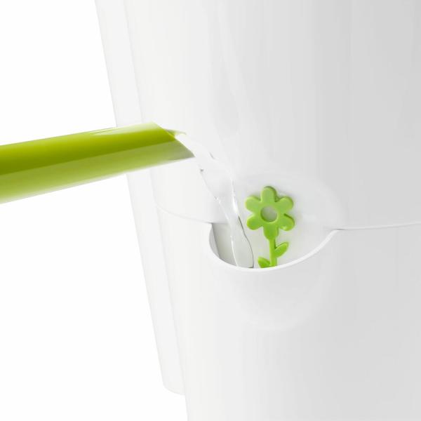 Poétic Fresh Herbs Trio Kräutertopf, Kräuter Topf, Küchenkräuter, Pflanzentopf, Weiß, P3FH13BL Bild 5