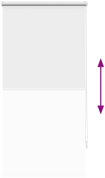 Verdunklungsrollo Verdunkelungsrollo Rollo 60x120 weiß 240740 Bild 8