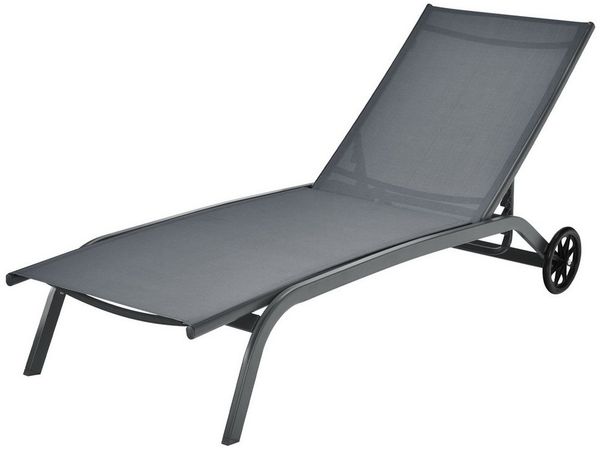 KOMFOTTEU Gartenliege Sonnenliege mit Verstellbarer Rückenlehne, bis 150kg belastbar