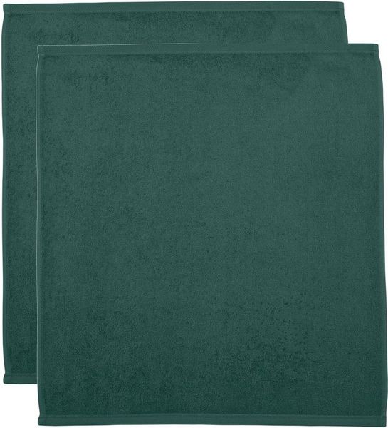 ROSS Geschirrtuch Küchen-Frottiertuch, 50x50 cm, (Set, 2-tlg), vielseitig einsetzbarer Küchenhelfer aus 100% Baumwolle, unifarben