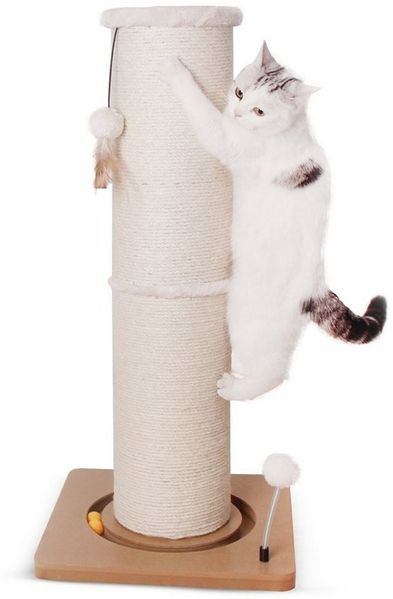 Canadian Cat Company Kratzsäule Kratzstamm Carla, mit 82cm-hoher Kratzsäule Ø20cm, ca. 40 x 40 x 86 cm Bild 3