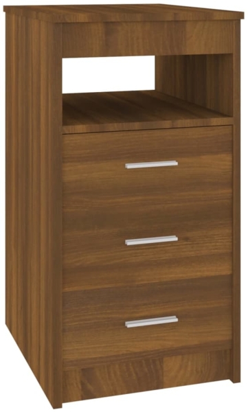 vidaXL Sideboard mit Schubladen Braun Eichen-Optik 40x50x76 cm 815095