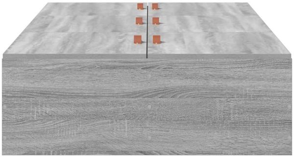 vidaXL Aufbewahrungsbettgestell mit Speicher Graues Sonoma 90 x 190 cm 3335410 Bild 6