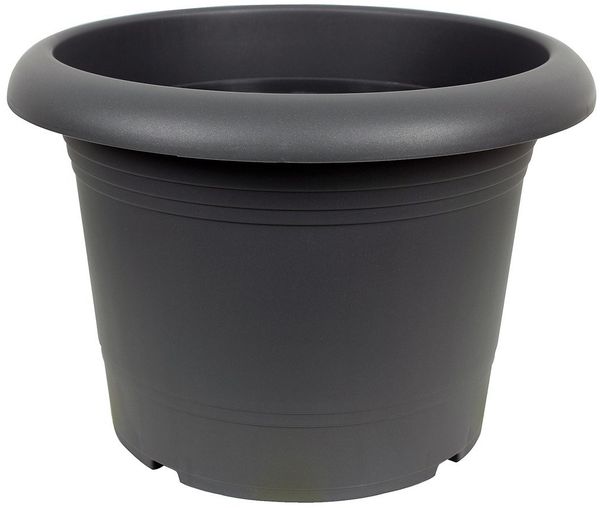 Livinja Pflanzkübel Zylinder anthrazit d= 18 cm Außenmaß H= 12 cm
